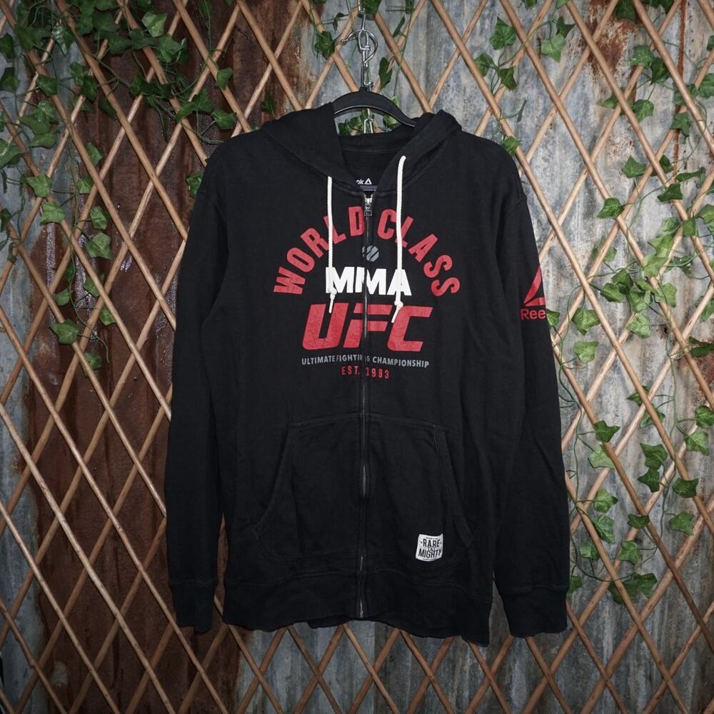 L - Vintage Y2K Reebok Sweatshirts world class mma ufc